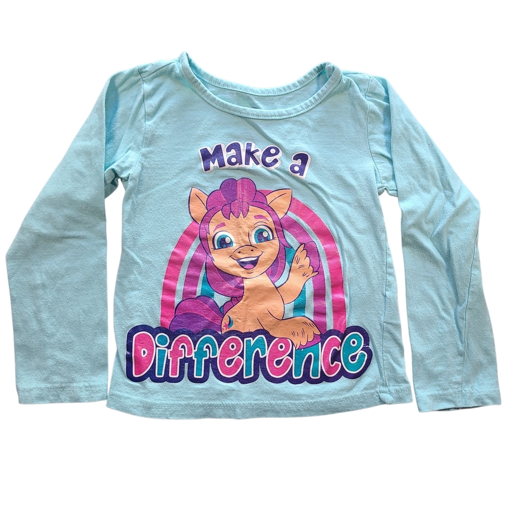 My Little Pony Girls Graphic Long Sleeve Shirts Lot Size 5 (3-Pack) - Picture 2 of 9